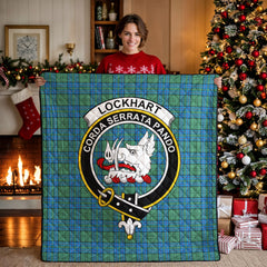 Lockhart Tartan Crest Quilt