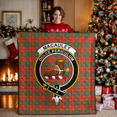 MacAuley Ancient Tartan Crest Quilt