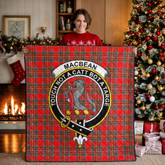 MacBean Tartan Crest Quilt