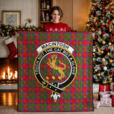 MacIntosh Modern Tartan Crest Quilt