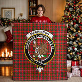 MacKinnon Modern Tartan Crest Quilt