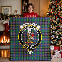 MacLennan Ancient Tartan Crest Quilt