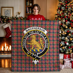 MacPherson Ancient Tartan Crest Quilt