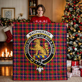 MacPherson Modern Tartan Crest Quilt