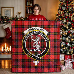 MacQueen Modern Tartan Crest Quilt