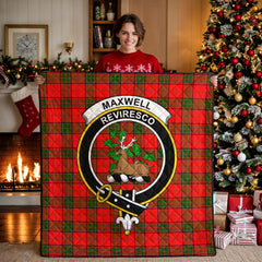 Maxwell Modern Tartan Crest Quilt