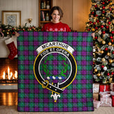 McArthur - Milton Tartan Crest Quilt