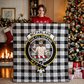 McFarlane Black - White Tartan Crest Quilt