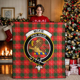 McFie Tartan Crest Quilt