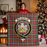 McLachlan Weathered Tartan Crest Quilt