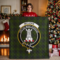 McLean Hunting Tartan Crest Quilt
