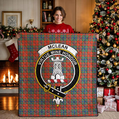 McLean of Duart Ancient Tartan Crest Quilt