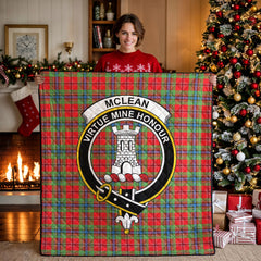 McLean of Duart Modern Tartan Crest Quilt