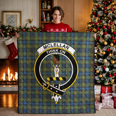 McLellan Ancient Tartan Crest Quilt