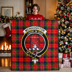 McNaughton Modern Tartan Crest Quilt