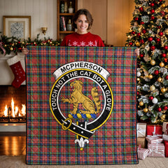 McPherson Ancient Tartan Crest Quilt