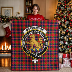 McPherson Modern Tartan Crest Quilt