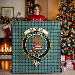 Melville Tartan Crest Quilt