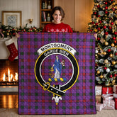 Montgomery Modern Tartan Crest Quilt