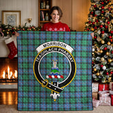 Morrison Ancient Tartan Crest Quilt