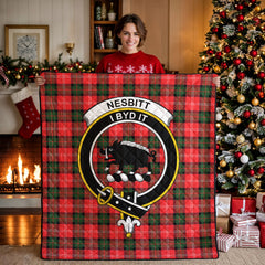 Nesbitt Modern Tartan Crest Quilt