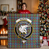 Norvel (or Norvill) Tartan Crest Quilt
