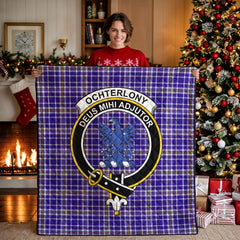 Ochterlony Tartan Crest Quilt