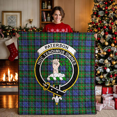 Paterson Tartan Crest Quilt