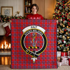 Rait Tartan Crest Quilt