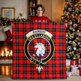 Ramsay Modern Tartan Crest Quilt