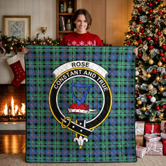 Rose Hunting Ancient Tartan Crest Quilt