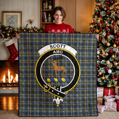 Scott Green Modern Tartan Crest Quilt