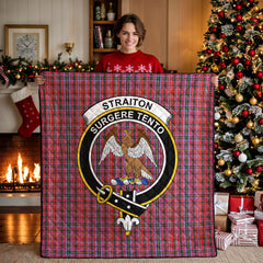Straiton Tartan Crest Quilt