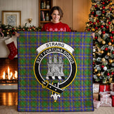 Strang (or Strange) Tartan Crest Quilt