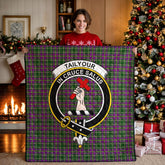Tailyour (or Taylor) Tartan Crest Quilt
