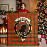 Turnbull Dress Tartan Crest Quilt