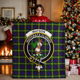 Watson Modern Tartan Crest Quilt