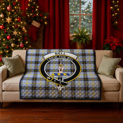 Bell of the Borders Tartan Crest Quilt