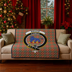 Bruce Ancient Tartan Crest Quilt