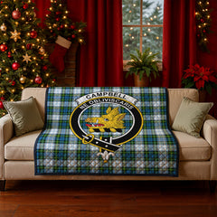 Campbell Dress Tartan Crest Quilt
