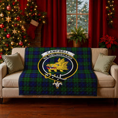 Campbell Modern Tartan Crest Quilt