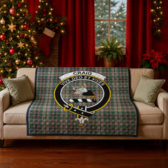 Craig Ancient Tartan Crest Quilt