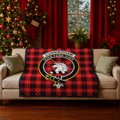 Cunningham Modern Tartan Crest Quilt