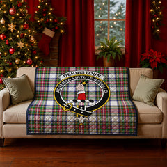 Dennistoun Tartan Crest Quilt