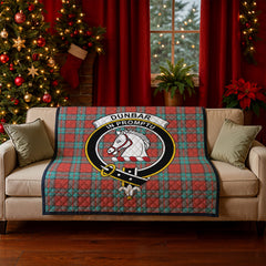 Dunbar Ancient Tartan Crest Quilt