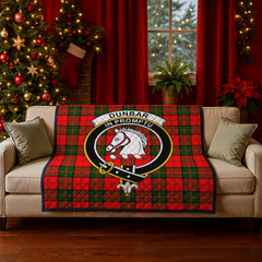 Dunbar Modern Tartan Crest Quilt