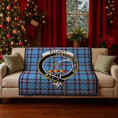 Elliott Ancient Tartan Crest Quilt