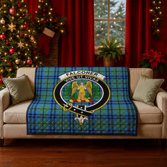 Falconer Tartan Crest Quilt