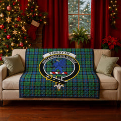 Forsyth Ancient Tartan Crest Quilt