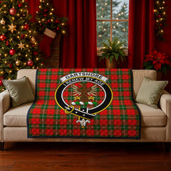Gartshore Tartan Crest Quilt